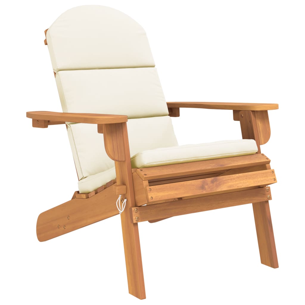 Ensemble de salon de jardin Adirondack 4 pcs bois acacia solide