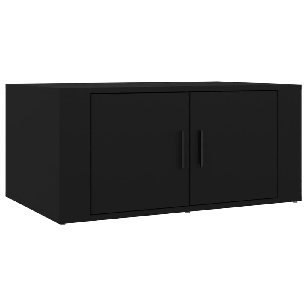Table basse Noir 80x50x36 cm Bois d'ingénierie - XIOS