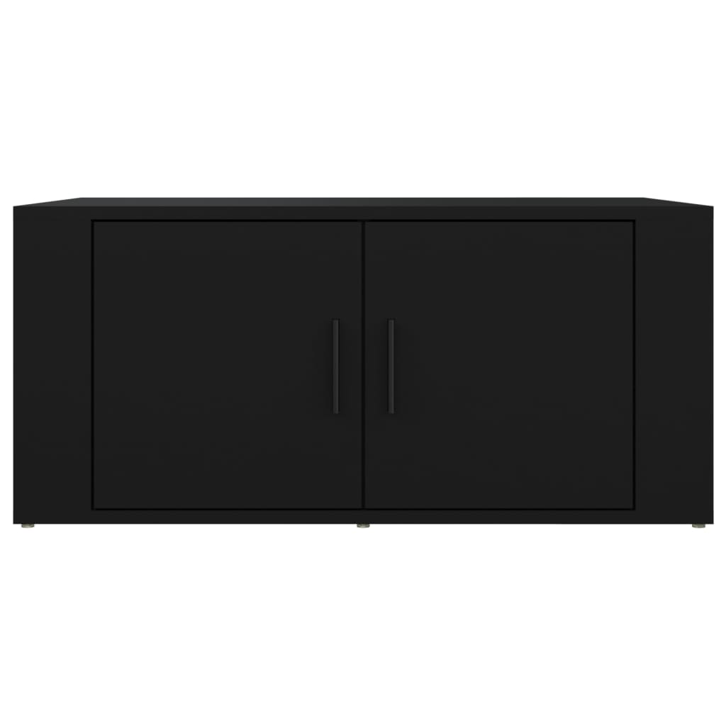 Table basse Noir 80x50x36 cm Bois d'ingénierie - XIOS