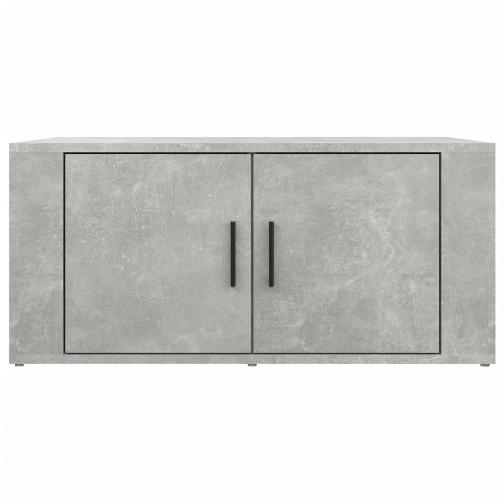 Table basse Gris béton 80x50x36 cm Bois d'ingénierie - XIOS