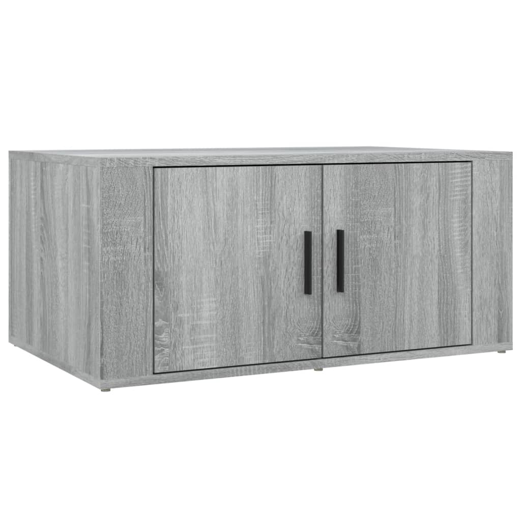 Table basse Sonoma gris 80x50x36 cm Bois d'ingénierie - XIOS