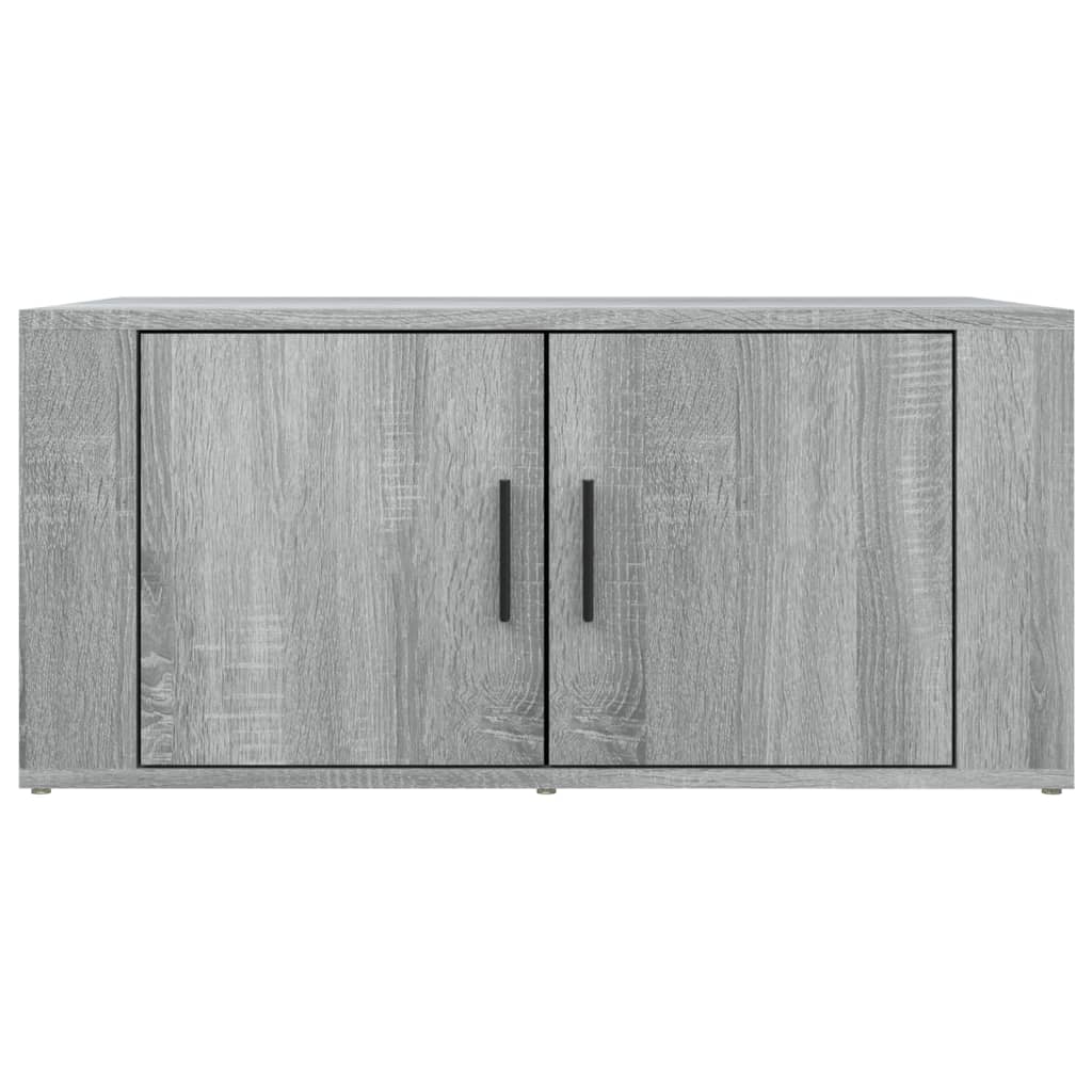 Table basse Sonoma gris 80x50x36 cm Bois d'ingénierie - XIOS