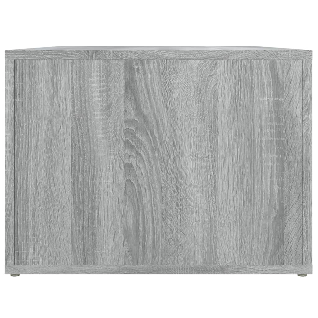 Table basse Sonoma gris 80x50x36 cm Bois d'ingénierie - XIOS