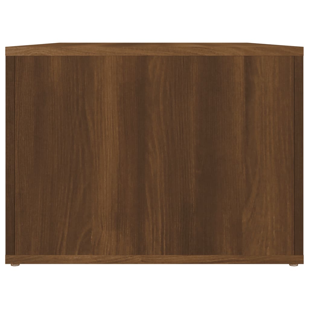 Table basse Chêne marron 80x50x36 cm Bois d'ingénierie - XIOS
