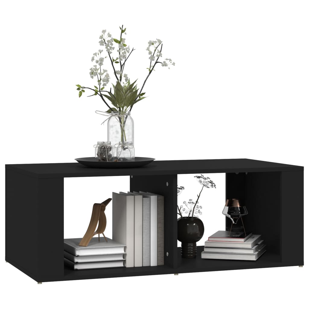 Table basse Noir 100x50x36 cm Bois d'ingénierie - XIOS