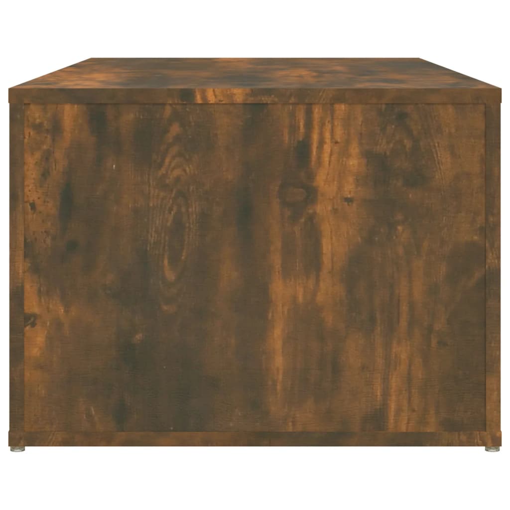 Table basse Chêne fumé 100x50x36 cm Bois d'ingénierie - XIOS