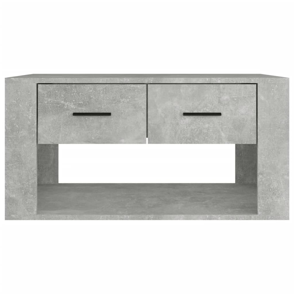 Table basse Gris béton 80x50x40 cm Bois d'ingénierie - XIOS