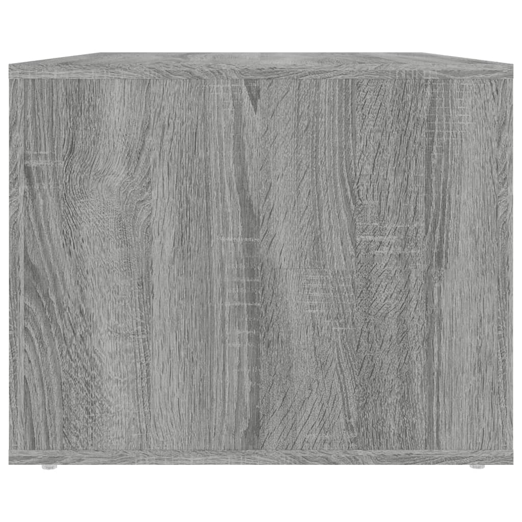 Table basse Sonoma gris 80x50x40 cm Bois d'ingénierie - XIOS