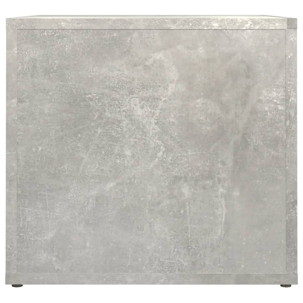 Table de chevet Gris béton 41x40x36 cm Bois d'ingénierie - XIOS