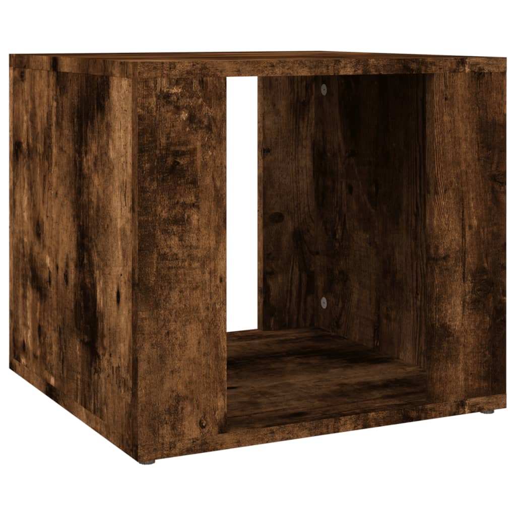 Table de chevet Chêne fumé 41x40x36 cm Bois d'ingénierie - XIOS