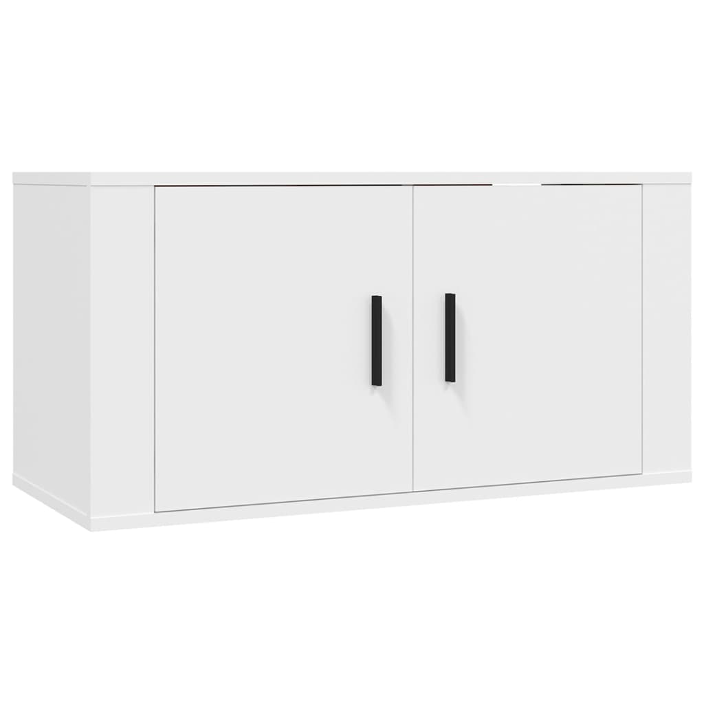 Meuble TV mural Blanc 80x34,5x40 cm - XIOS
