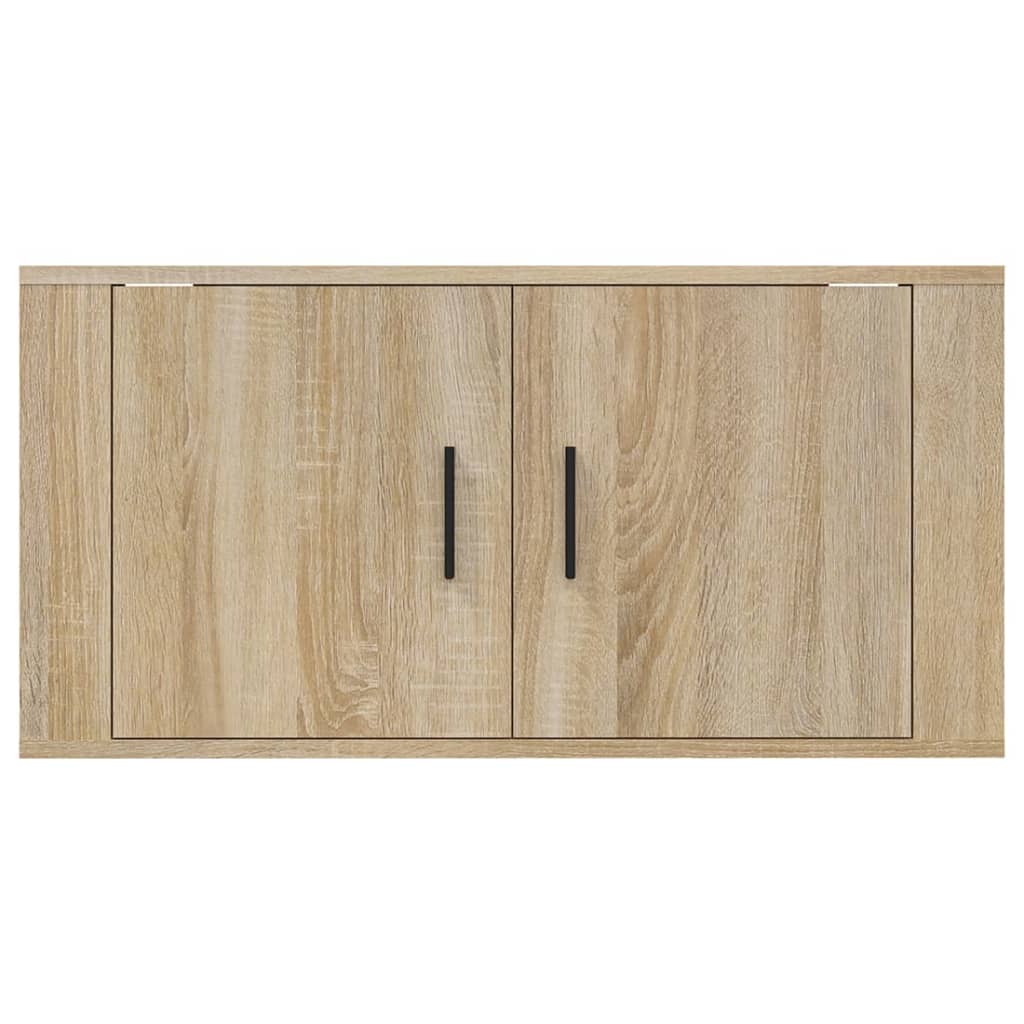Meuble TV mural Chêne Sonoma 80x34,5x40 cm - XIOS