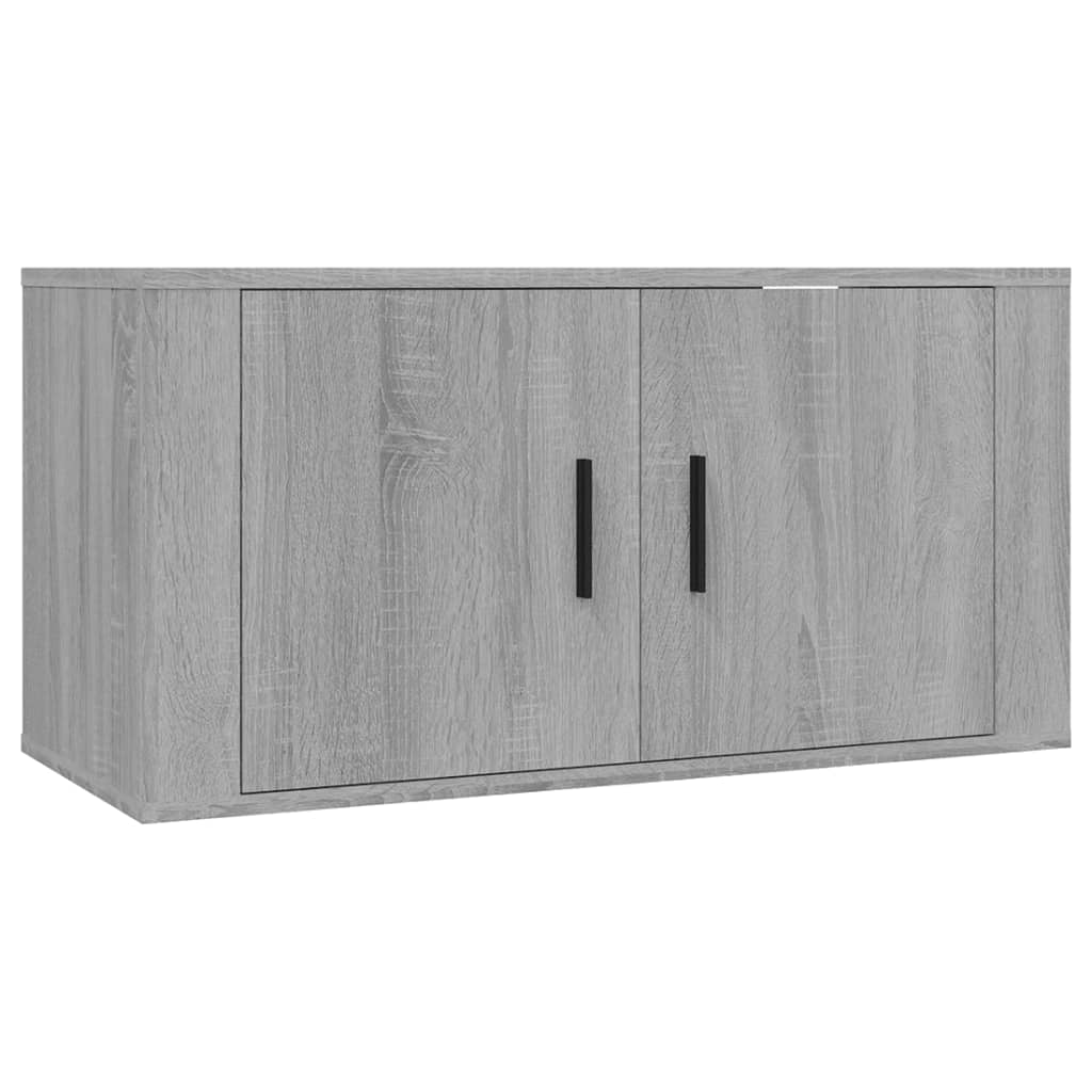 Meuble TV mural Sonoma gris 80x34,5x40 cm - XIOS