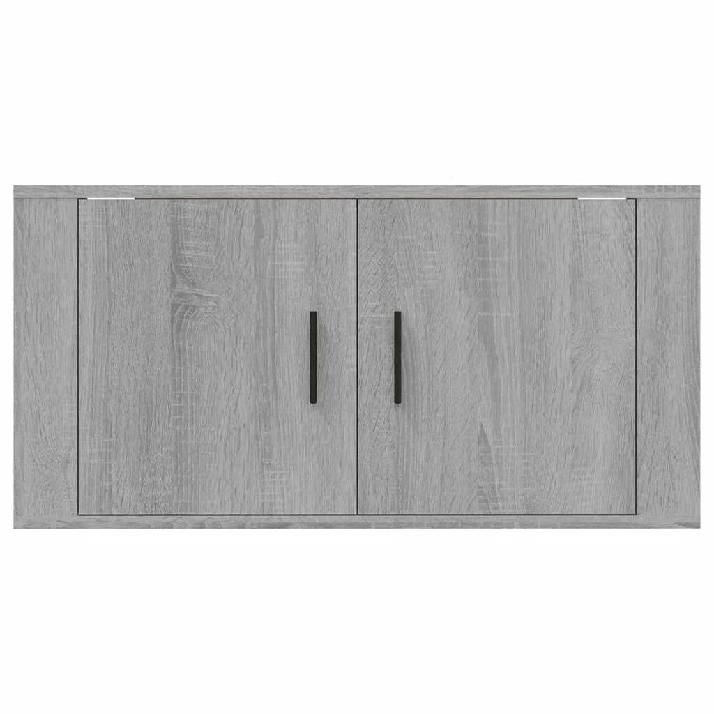Meuble TV mural Sonoma gris 80x34,5x40 cm - XIOS