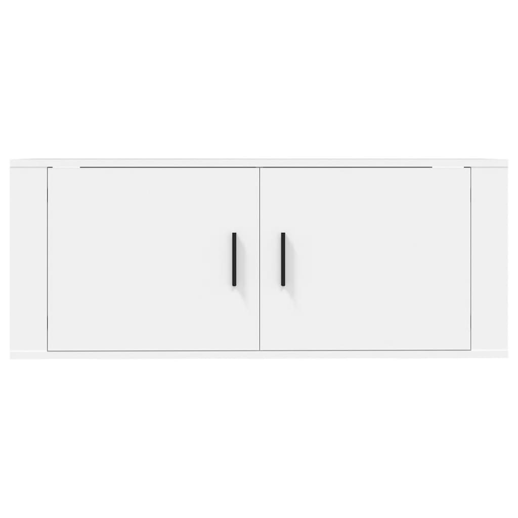 Meuble TV mural Blanc 100x34,5x40 cm - XIOS