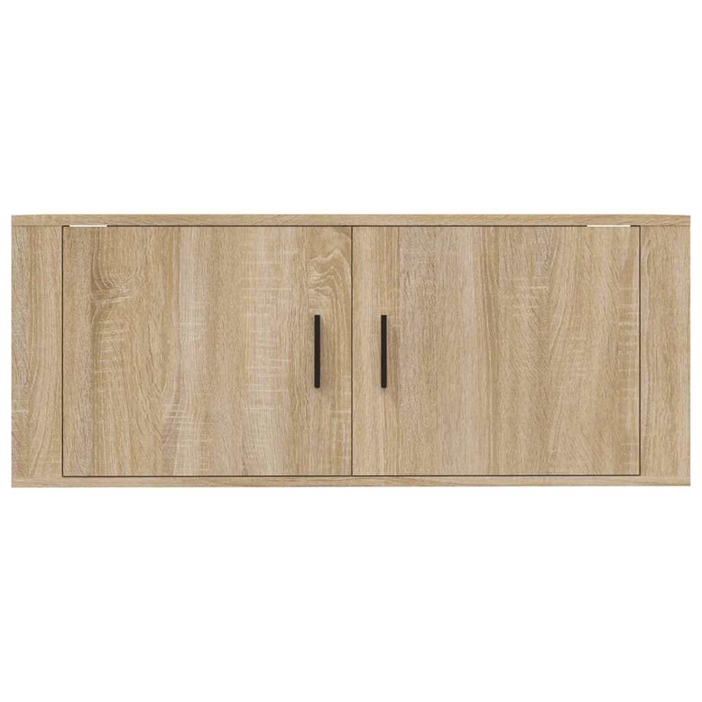 Meuble TV mural Chêne Sonoma 100x34,5x40 cm - XIOS