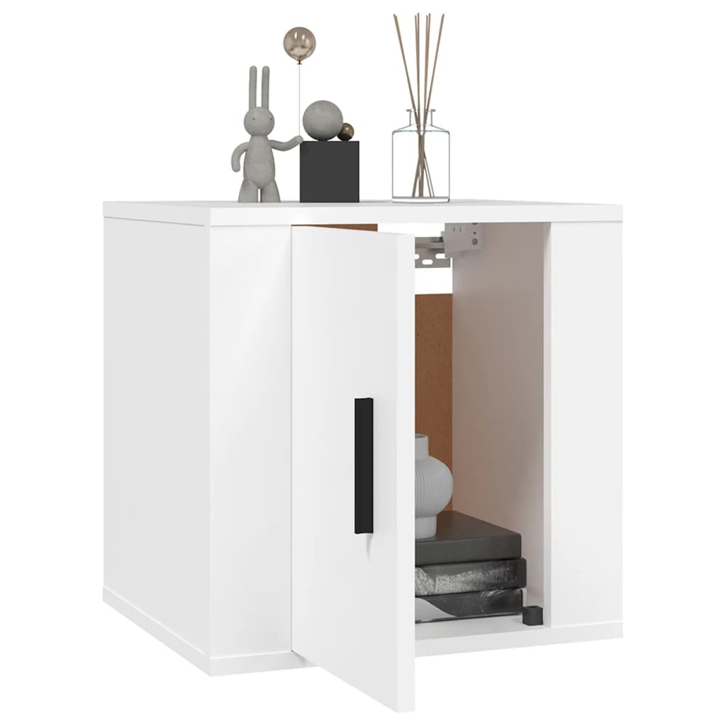 Meubles TV muraux 2 pcs Blanc 40x34,5x40 cm - XIOS