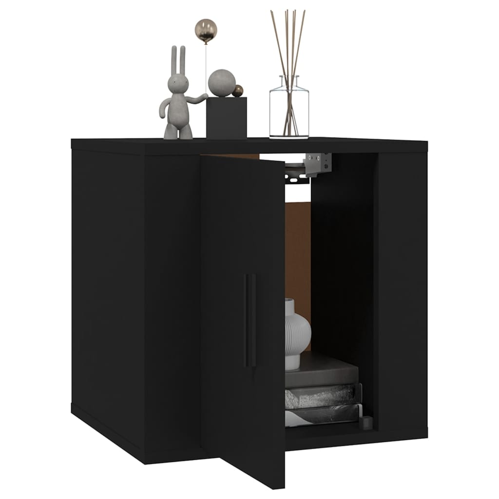 Meubles TV muraux 2 pcs Noir 40x34,5x40 cm - XIOS