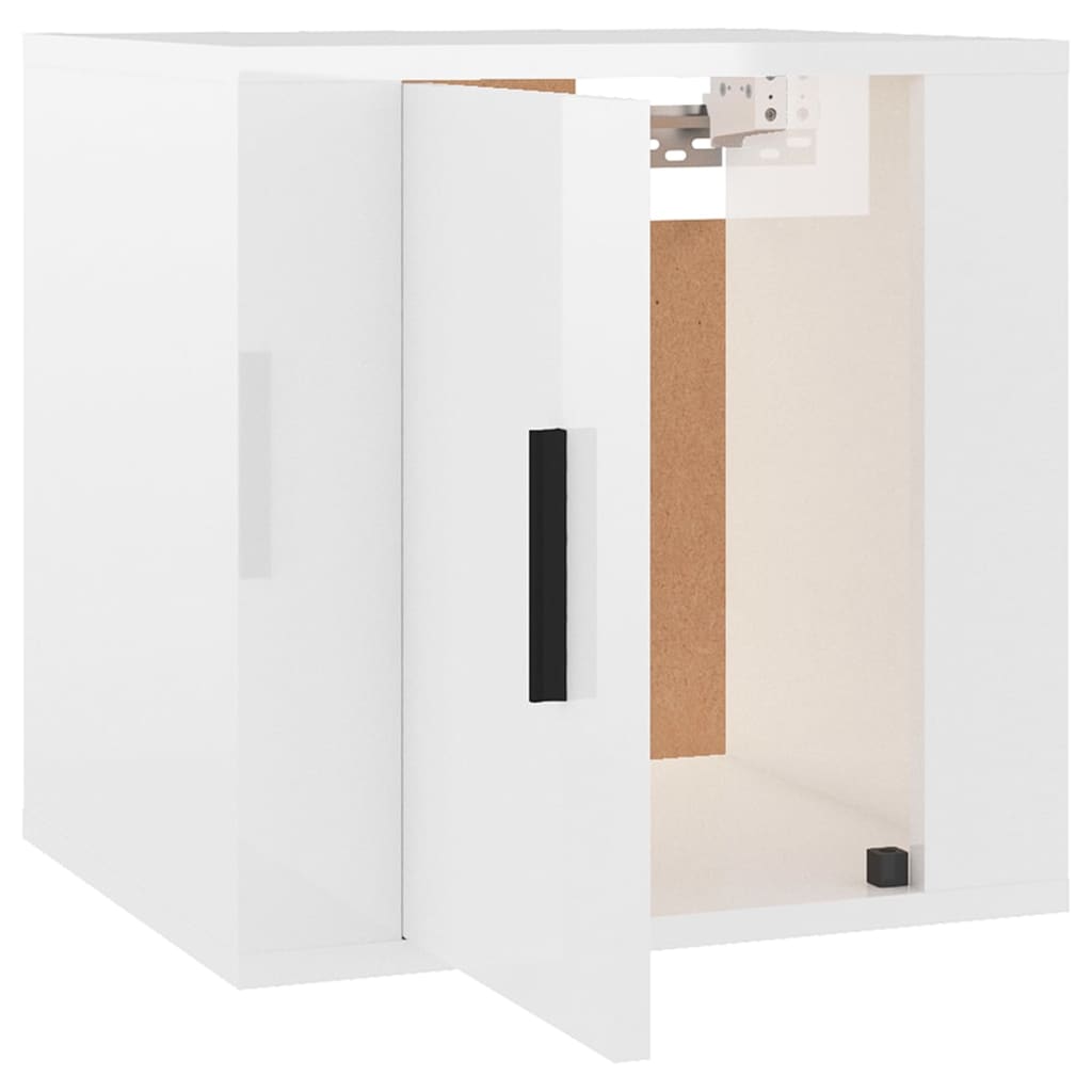 Meubles TV muraux 2 pcs Blanc brillant 40x34,5x40 cm - XIOS