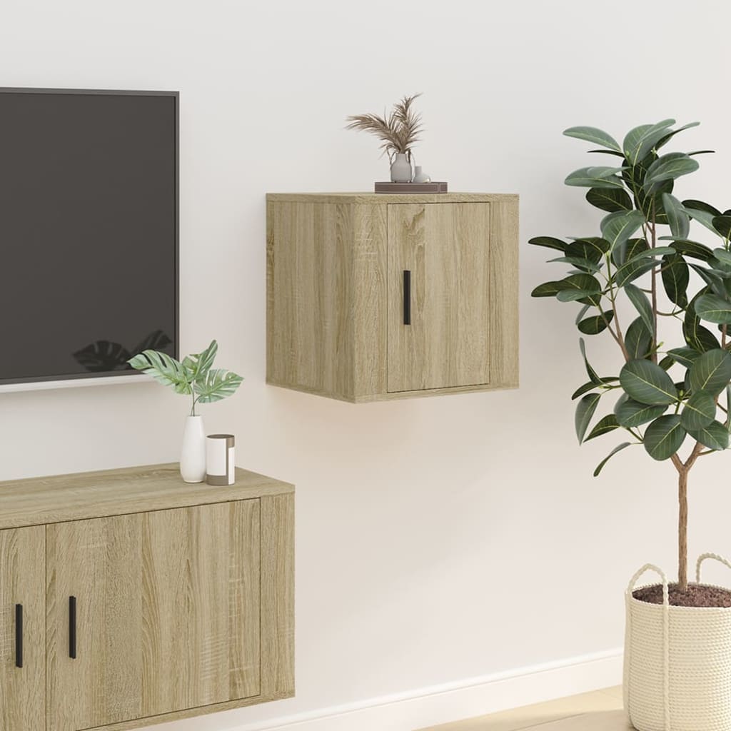 Meubles TV muraux 2 pcs Chêne sonoma 40x34,5x40 cm - XIOS
