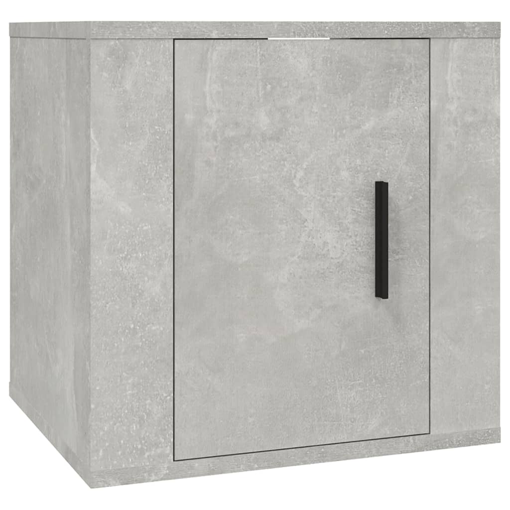 Meuble TV mural Gris béton 40x34,5x40 cm - XIOS