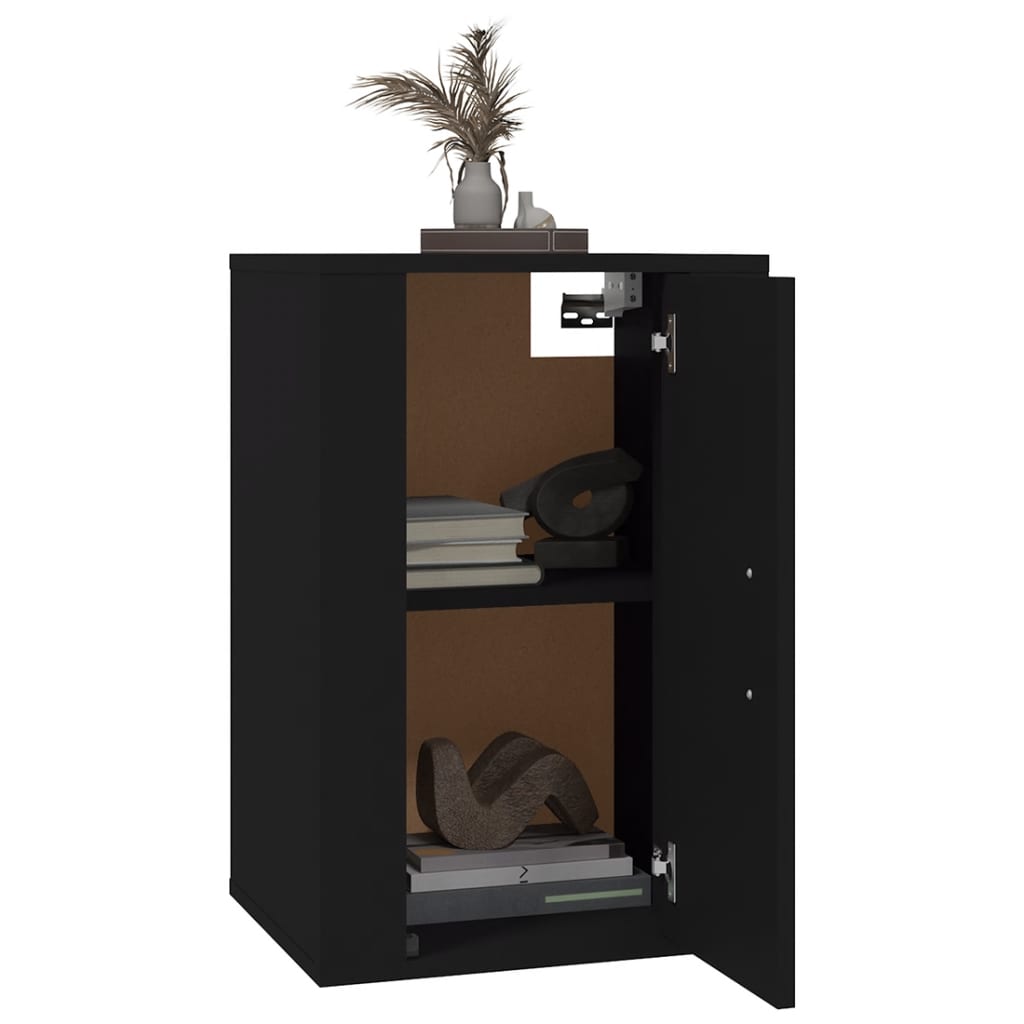 Meubles TV muraux 2 pcs Noir 40x34,5x60 cm Meubles TV vidaXL   
