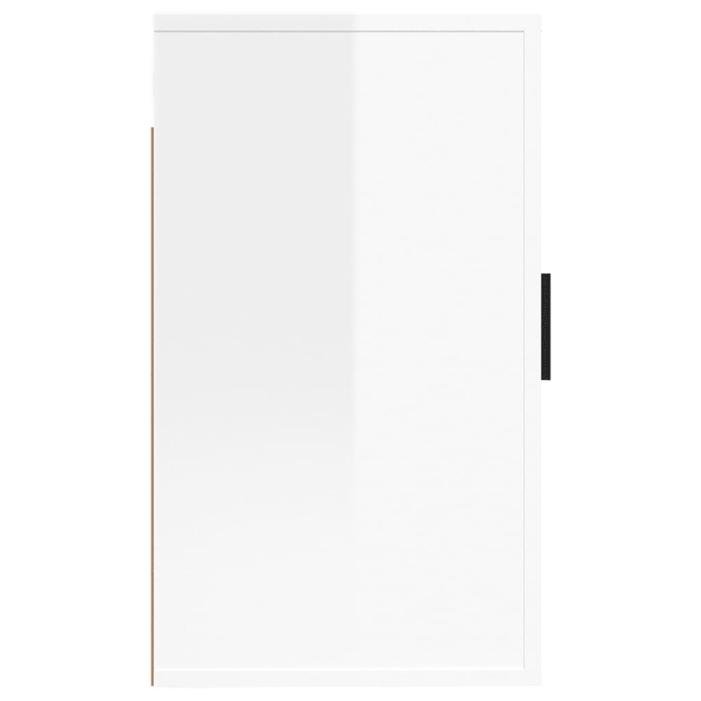 Meubles TV muraux 2 pcs Blanc brillant 40x34,5x60 cm Meubles TV vidaXL   