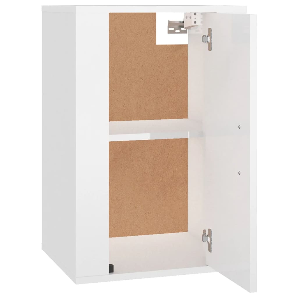 Meubles TV muraux 2 pcs Blanc brillant 40x34,5x60 cm Meubles TV vidaXL   