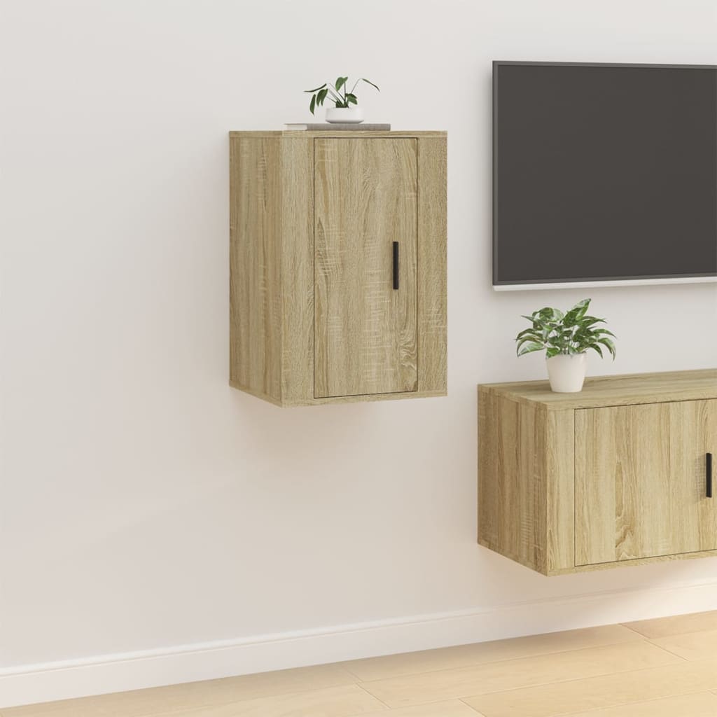 Meuble TV mural Chêne sonoma 40x34,5x60 cm - XIOS