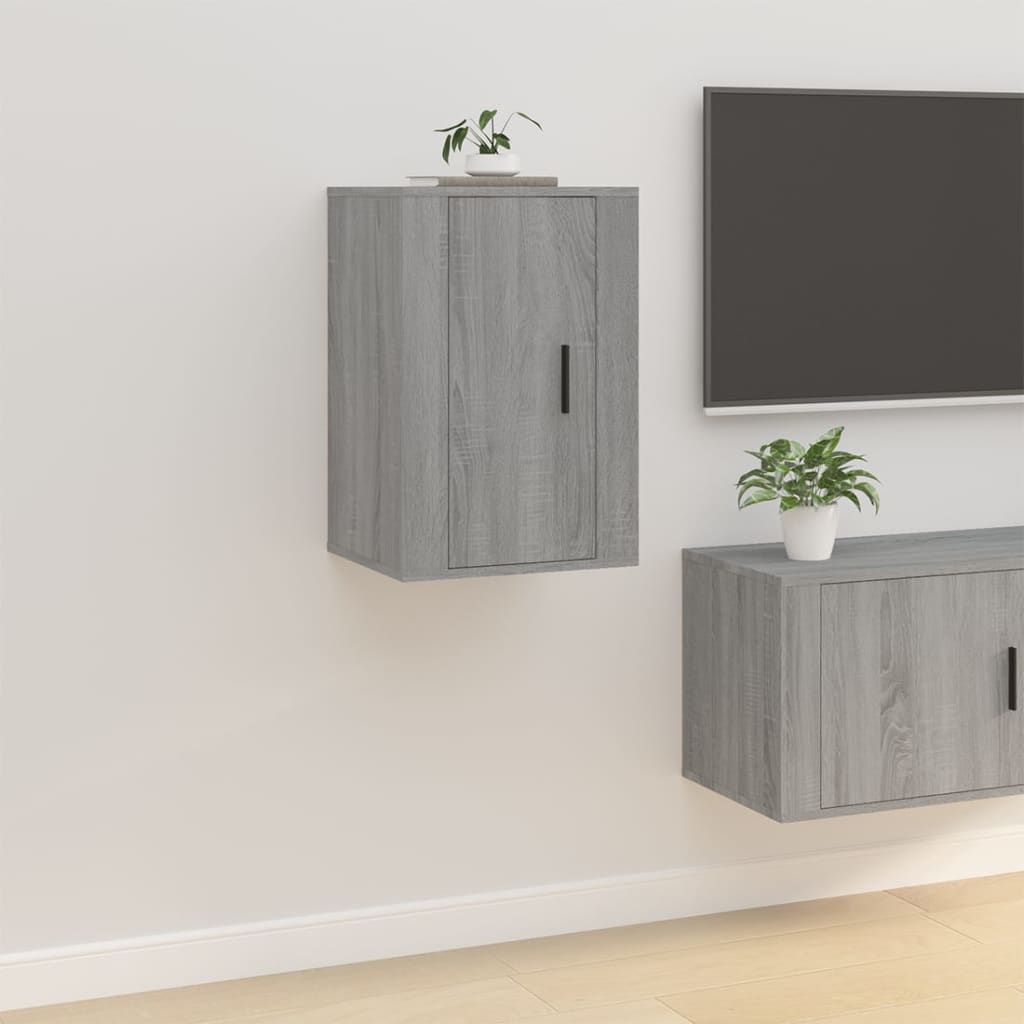 Meuble TV mural Sonoma gris 40x34,5x60 cm - XIOS