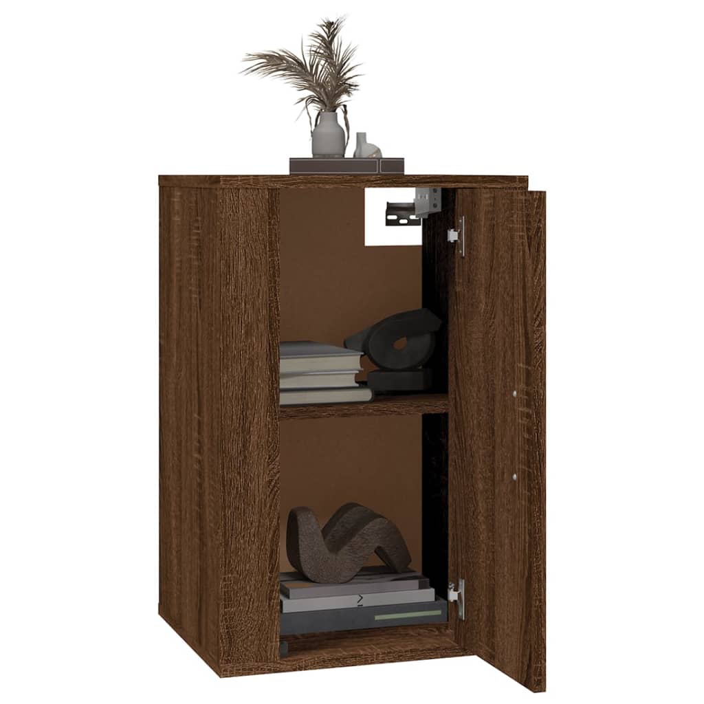 Meubles TV muraux 2 pcs Chêne marron 40x34,5x60 cm Meubles TV vidaXL   
