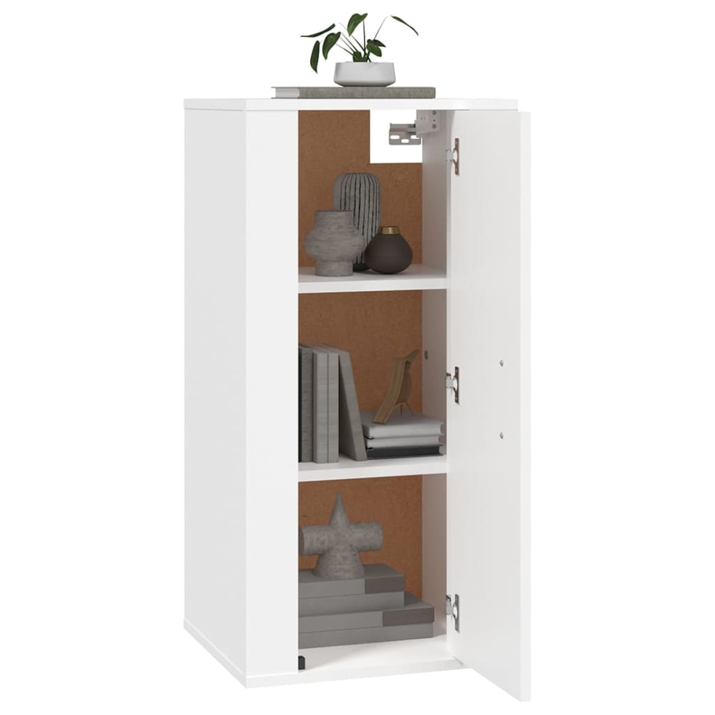 Meuble TV mural Blanc 40x34,5x80 cm - XIOS