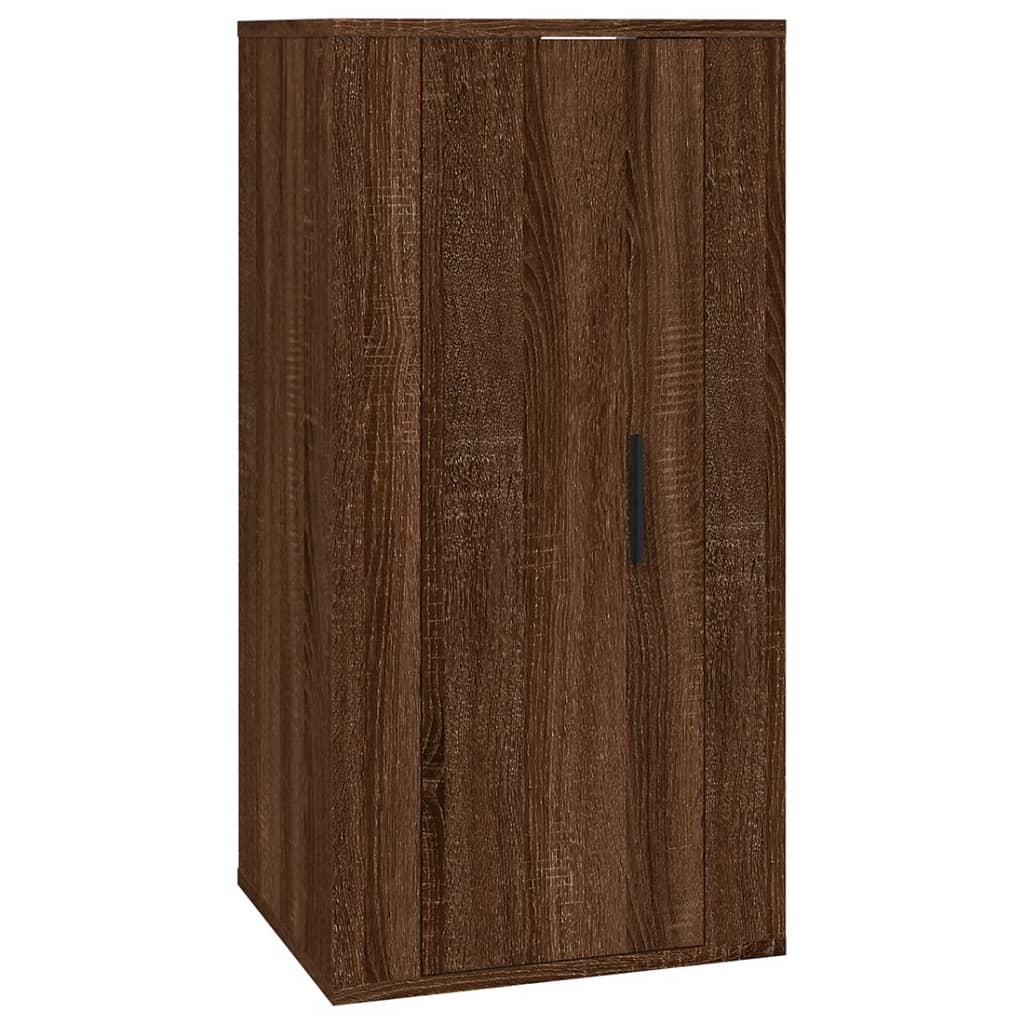 Meuble TV mural Chêne marron 40x34,5x80 cm - XIOS