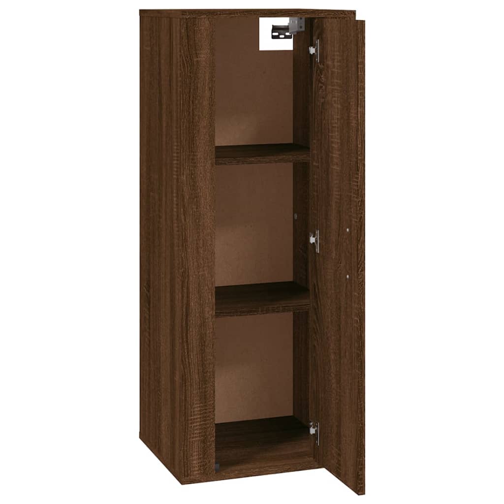 Meuble TV mural Chêne marron 40x34,5x100 cm Meubles TV vidaXL   