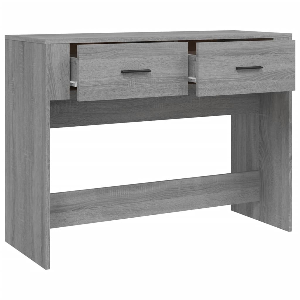 Table console Sonoma gris 100x39x75 cm Bois d'ingénierie - XIOS