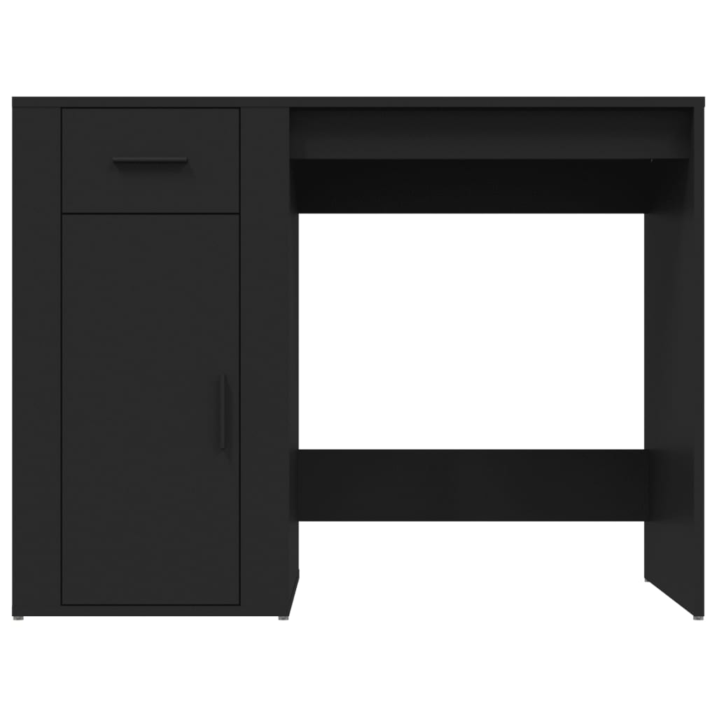 Bureau Noir 100x49x75 cm Bois d'ingénierie Bureaux vidaXL