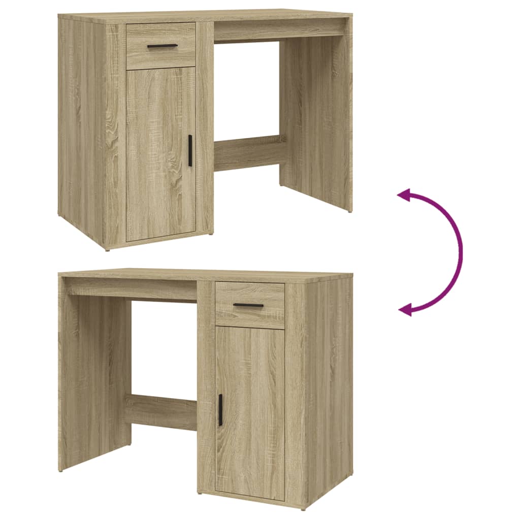 Bureau Chêne sonoma 100x49x75 cm Bois d'ingénierie - XIOS