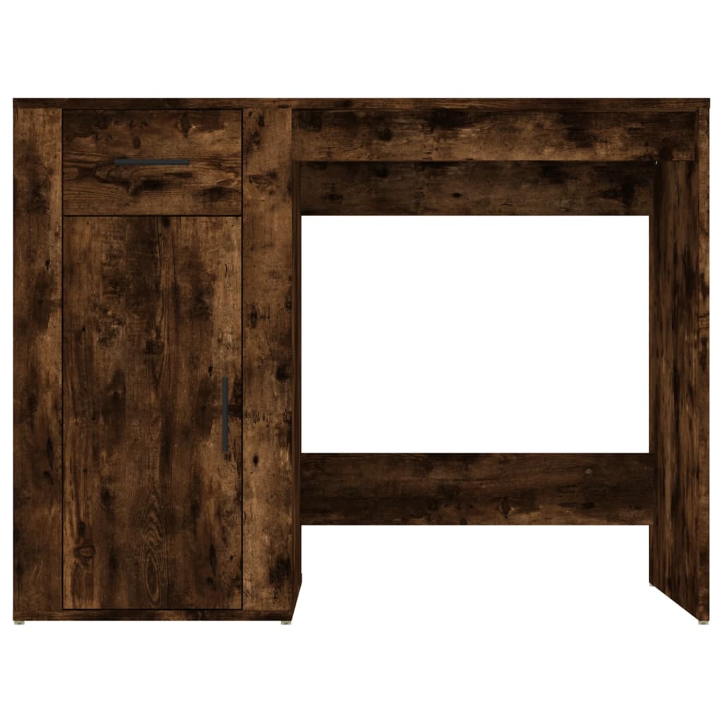 Bureau Chêne fumé 100x49x75 cm Bois d'ingénierie Bureaux vidaXL