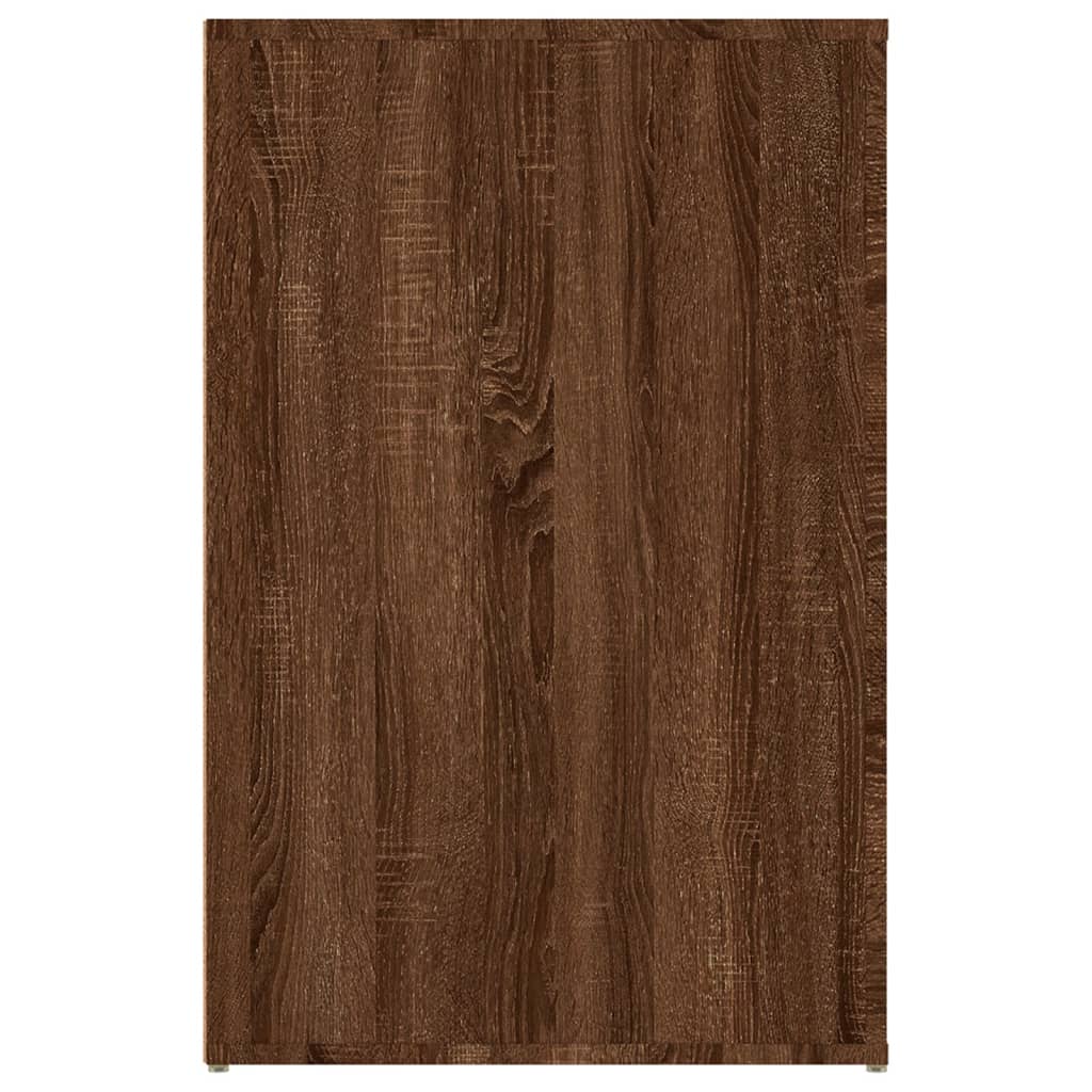 Bureau Chêne marron 100x49x75 cm Bois d'ingénierie Bureaux vidaXL