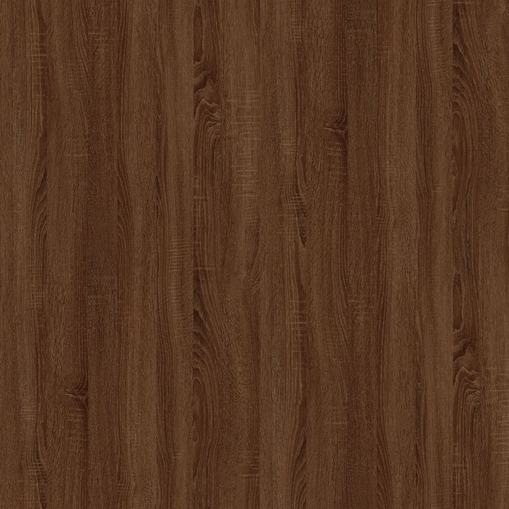 Bureau Chêne marron 100x49x75 cm Bois d'ingénierie Bureaux vidaXL