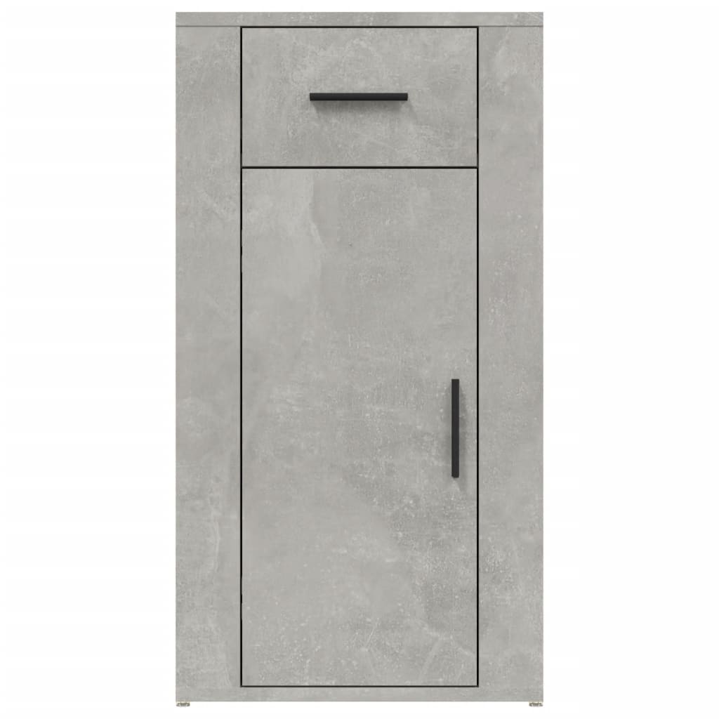Armoire de bureau Gris béton 40x49x75 cm Bois d'ingénierie - XIOS