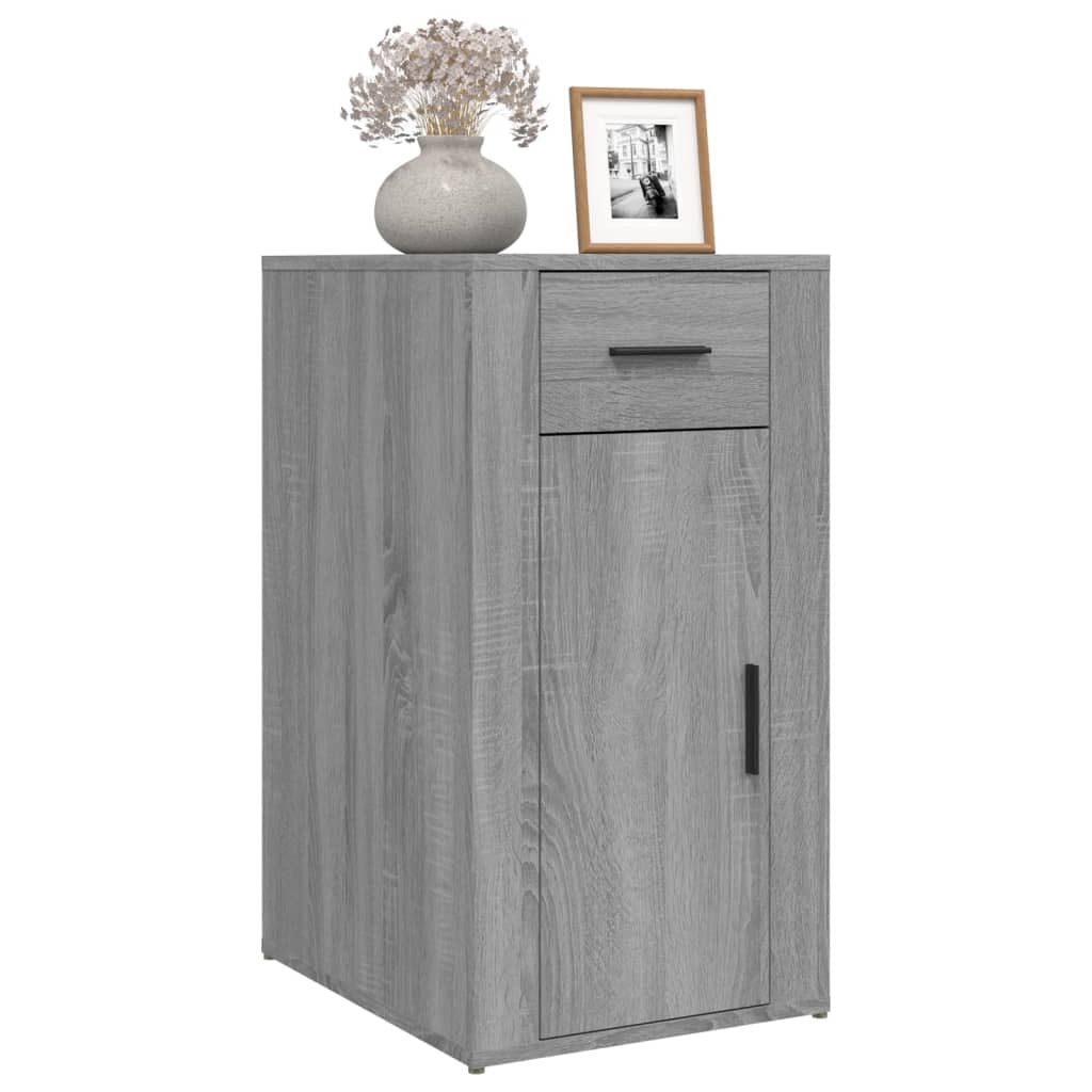Armoire de bureau Sonoma gris 40x49x75 cm Bois d'ingénierie - XIOS