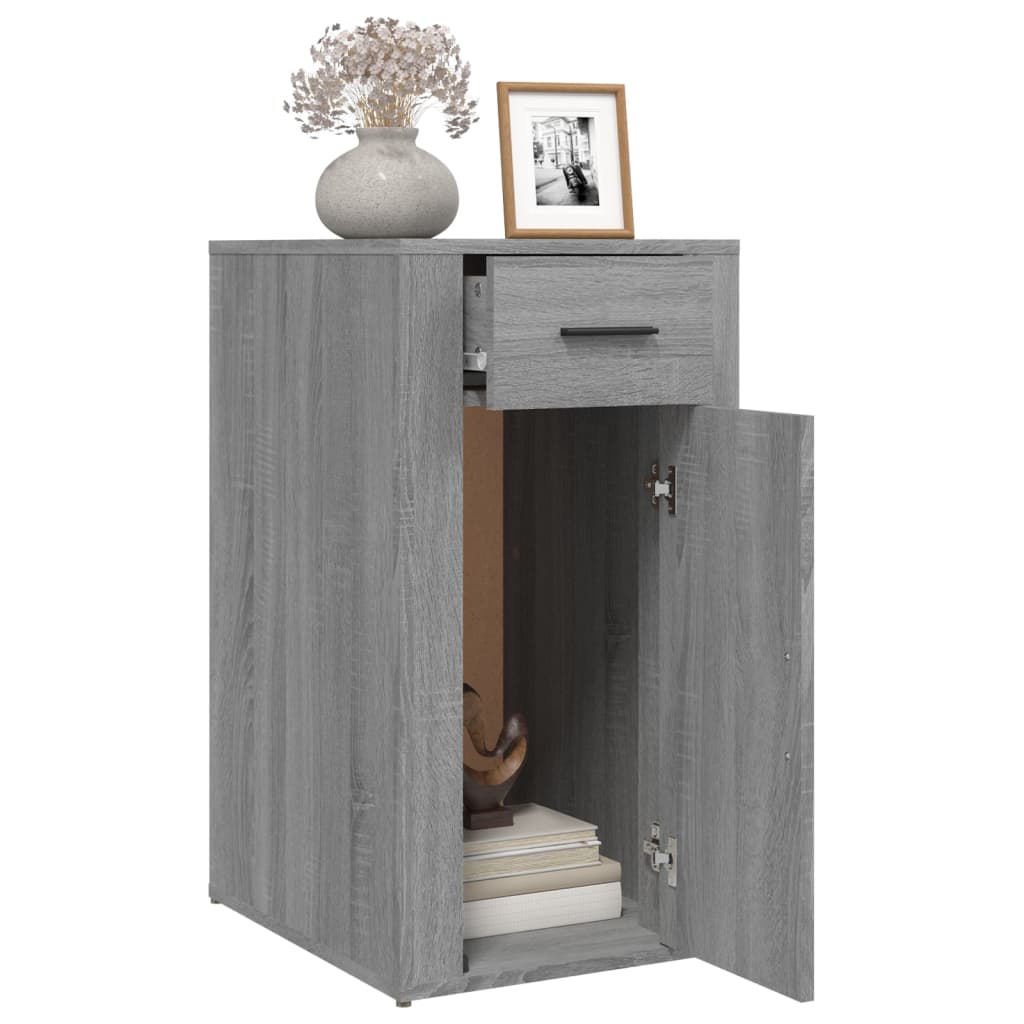 Armoire de bureau Sonoma gris 40x49x75 cm Bois d'ingénierie - XIOS