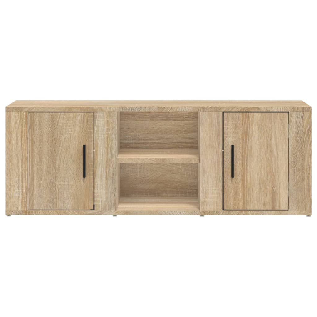 Meuble TV Chêne sonoma 100x31,5x35 cm Bois d'ingénierie - XIOS