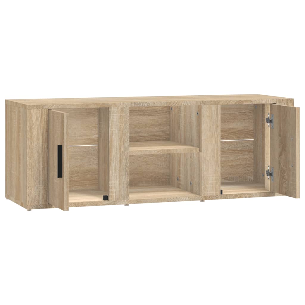 Meuble TV Chêne sonoma 100x31,5x35 cm Bois d'ingénierie - XIOS