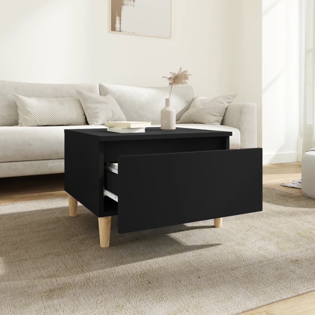 Table d'appoint Noir 50x46x35 cm Bois d'ingénierie - XIOS