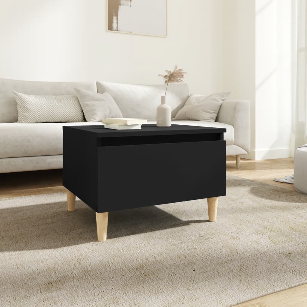 Table d'appoint Noir 50x46x35 cm Bois d'ingénierie - XIOS