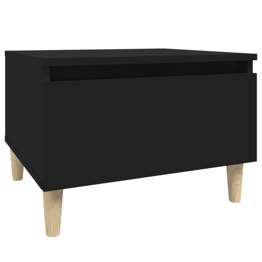 Tables d'appoint 2 pcs Noir 50x46x35 cm Bois d'ingénierie - XIOS