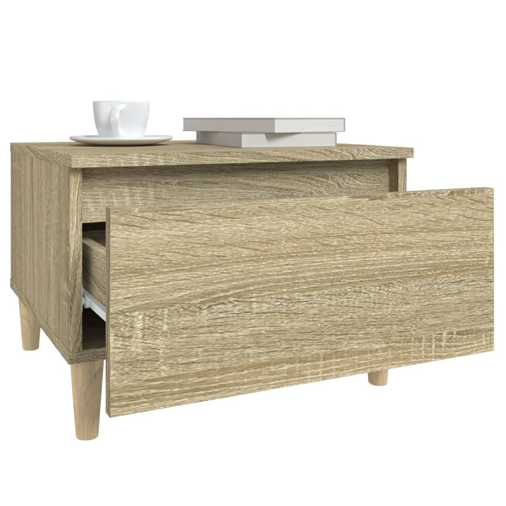 Table d'appoint Chêne sonoma 50x46x35 cm Bois d'ingénierie - XIOS