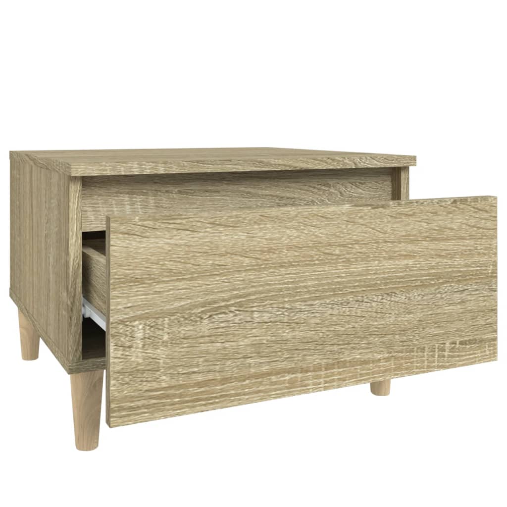 Table d'appoint Chêne sonoma 50x46x35 cm Bois d'ingénierie - XIOS
